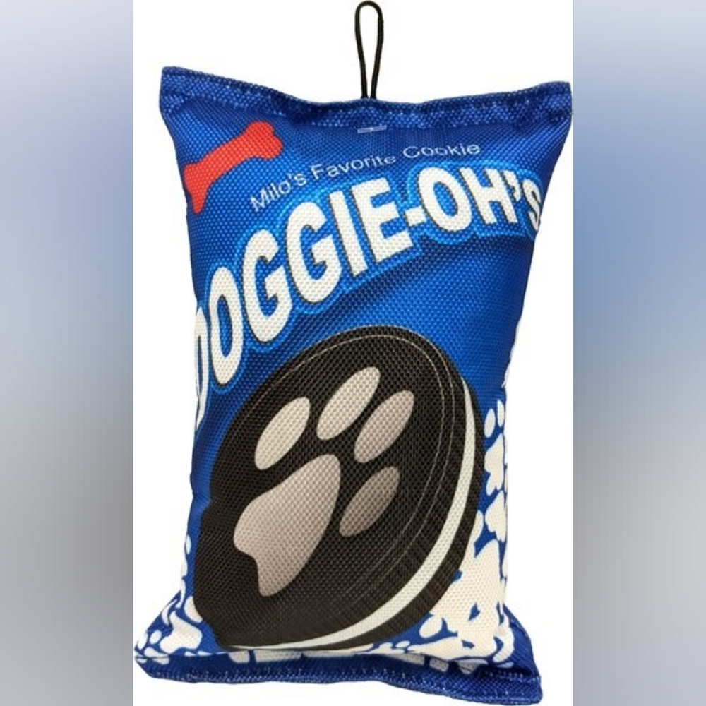 Ethical Pet Fun Food Doggie-Oh'S Plush Squeaky Dog Toy, Assorted